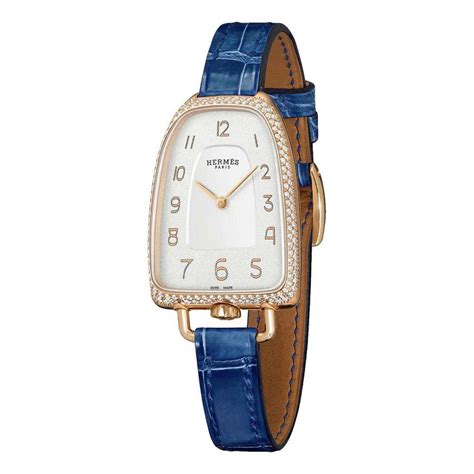 hermes pink gold watch|Hermes watch price.